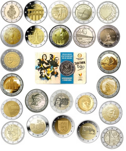 Lotto pezzi euro - lotto, 25