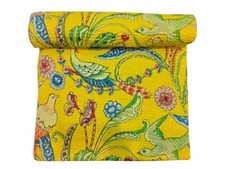 Trapunta indiana Kantha letto