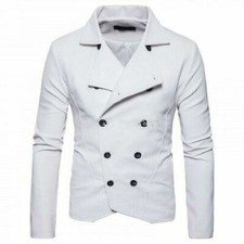 Blazer In Pelle Bianca