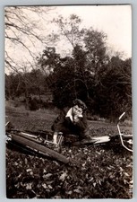 Vintage B&W snapshot donna