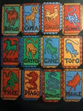 Schede Telefoniche Nr. 12 G. (Serie Completa) " Oroscopo Cinese"