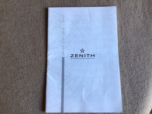 Listino prezzi zenith - listino,