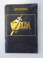 MANUALE ISTRUZIONI THE LEGEND OF ZELDA OCARINA OF TIME - NINTENDO 64 N64 ITA