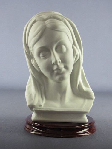 Scultura porcellana madonna - scultura,