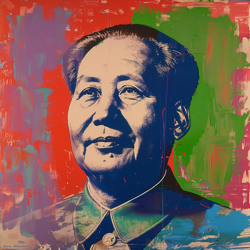 Stampa artistica mao andy - stampa,