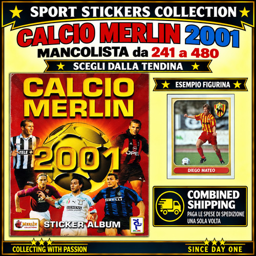 Merlin calcio 2001 nuove - 2001, da