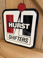 HURST SHIFTERS American muscle car -Enamel Sign / Vintage Garage-Man Cave-shed
