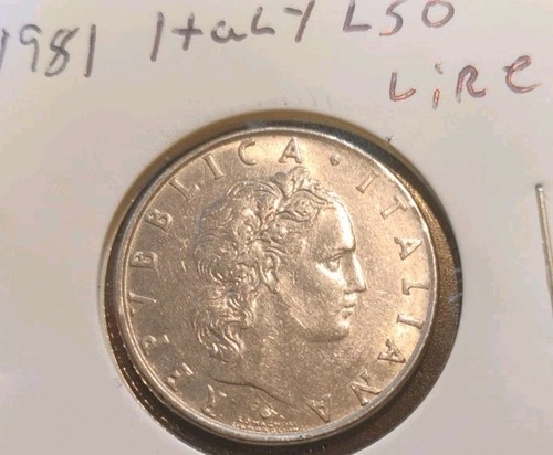 1981 italy l50 coin lire - 1981,