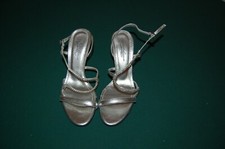 Sandali donna, Argento e strass, Eu 36, nuovi