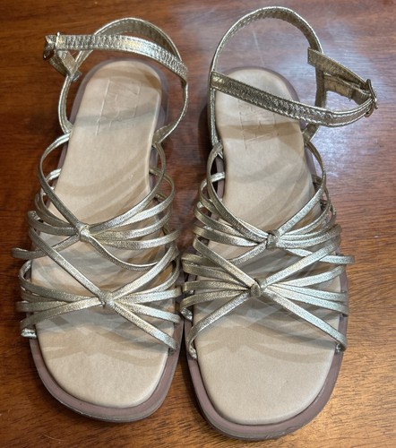 Sandali flat zara oro - sandali,