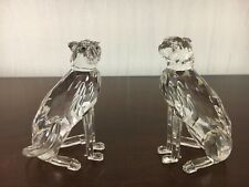 2 Pantere In Cristallo Di