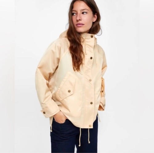 Zara hooded parka jacket - hooded,