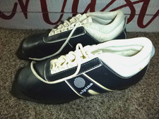 Scarponi da sci di fondo Alpina vintage 40 pelle blu nordica 3 pin Jugoslavia XC