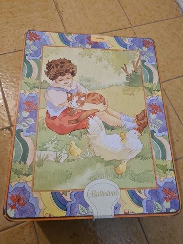 Scatola latta battistero - latta,