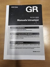 Manuale Ricoh GR III Italiano