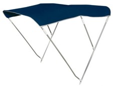 TENDALINO CAPOTTINA PER BARCHE GOMMONI 3 ARCHI ALTO D.22 200-210 BLU NAVY