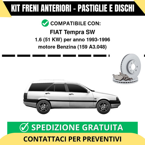 Kit freni anteriori fiat - freni,
