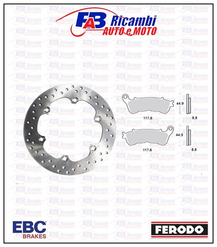Kit disco freno - freno, Ø256mm