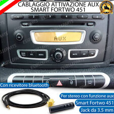 CAVO AUX + BLUETOOTH STEREO SMART FORTWO 451 2007 - 2024 1,5 METRI RETROFIT MP3