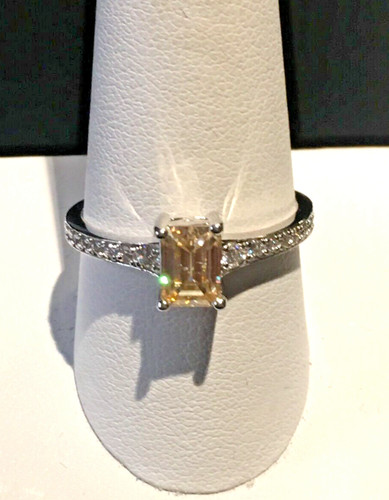Anello moissanite gialla - anello,