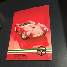 VECCHIO QUADERNO FERRARI 250 TESTA ROSSA Pigna Collezionismo Scuola Burago 