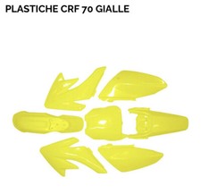 Kit Plastiche Carene Complete X Pit Bike Crf 70 4T Colore Giallo Dream Ncx Lem