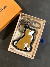 Portachiavi Louis Vuitton Shiba Inu Marrone Usato Raro Edizione Limitata