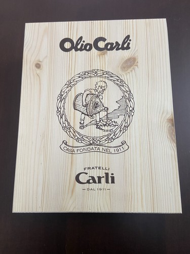 Scatola legno olio carli - scatola,
