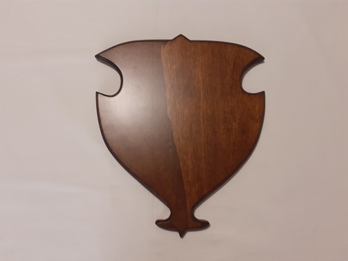 Scudo legno per trofeo - scudo,
