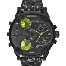 Diesel Mr Daddy 2.0 Camouflage Leather Chronograph Mens Watch DZ7311 CAMO