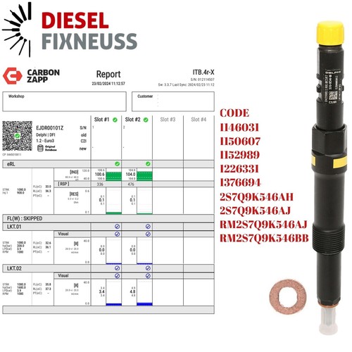 Iniettore delphi injector - iniettore,
