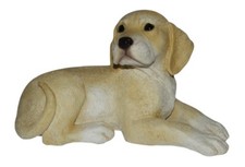 Collezione Deko Labrador Retriever Cucciolo Cane Castagna In Resina H 17 Cm