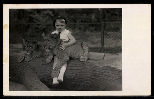 Cartolina fotografica bambino