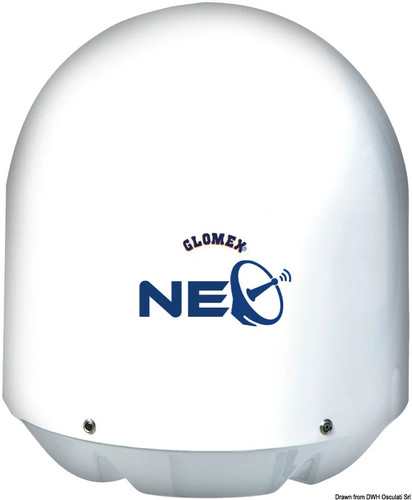 Antenna satellitare con neo - antenna,