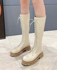 Stivali Scarpe Anfibi Alti 5