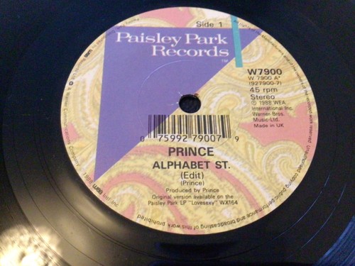 Prince alphabet street - prince, 7"