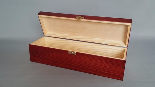 Scatola singola legno di - in,
