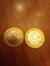 10 FRANCHI BIMETALLICI 1989 - CIRCOLATA - Monete Francia