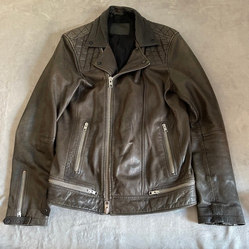 Giacca biker pelle allsaints - giacca,