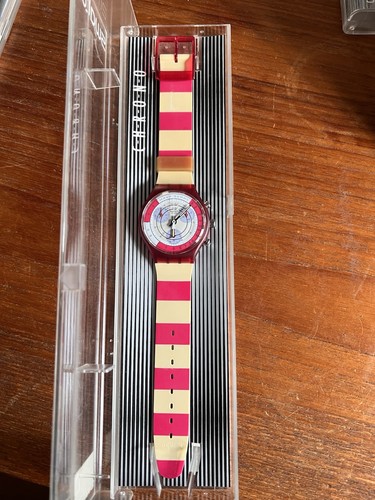 Swatch chrono navy berry - navy,