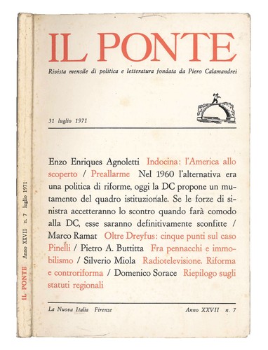 Ponte rivista mensile di - rivista,