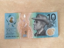 Banconota 10 Dollari Australiani (2017) Polimero, Condizioni Ottime 