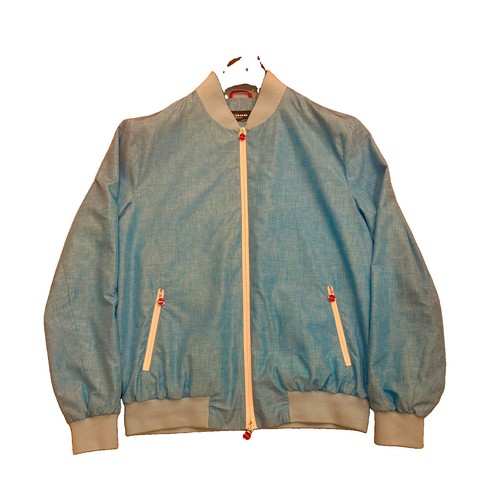 Kiton giacca blusa blu - kiton, senza
