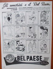 Pubblicità Advertising Italian Clipping 1958 FORMAGGIO BEL PAESE GALBANI