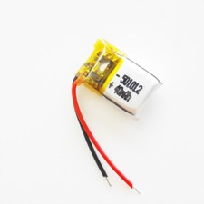 Batteria Ricaricabile 3.7V 40mAh MINI LiPo per Cuffie Mp3 GPS 501012
