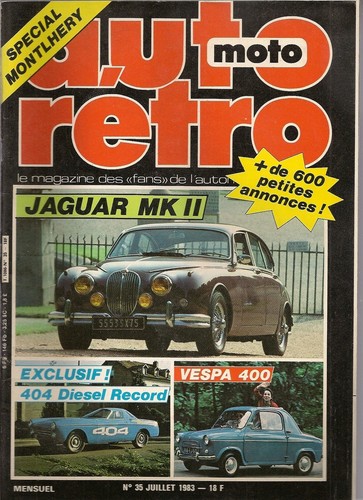 Auto retro dossier 15p - auto, 35