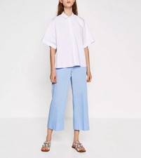 ZARA Camicia Larga Bianca per Donna Collection Bottone tg.M