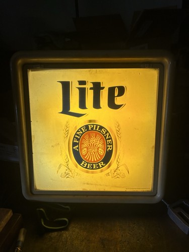 Insegna birra vintage miller