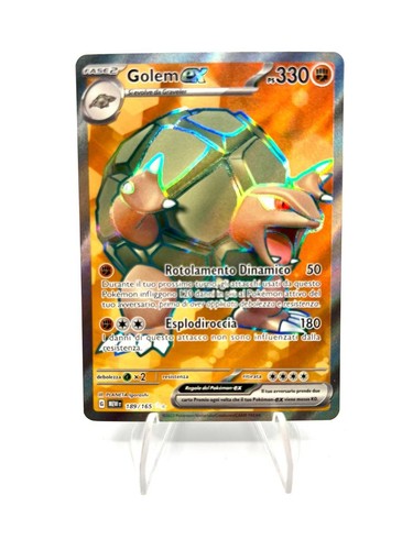 Carta pokemon 189 165 golem - carta, 189-165