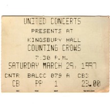 Biglietto concerto COUNTING